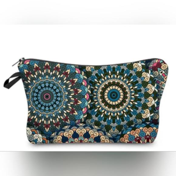 Handbags - NEW Vintage Pattern Portable Cosmetic Bag, Multifunctional Clutch Pouch